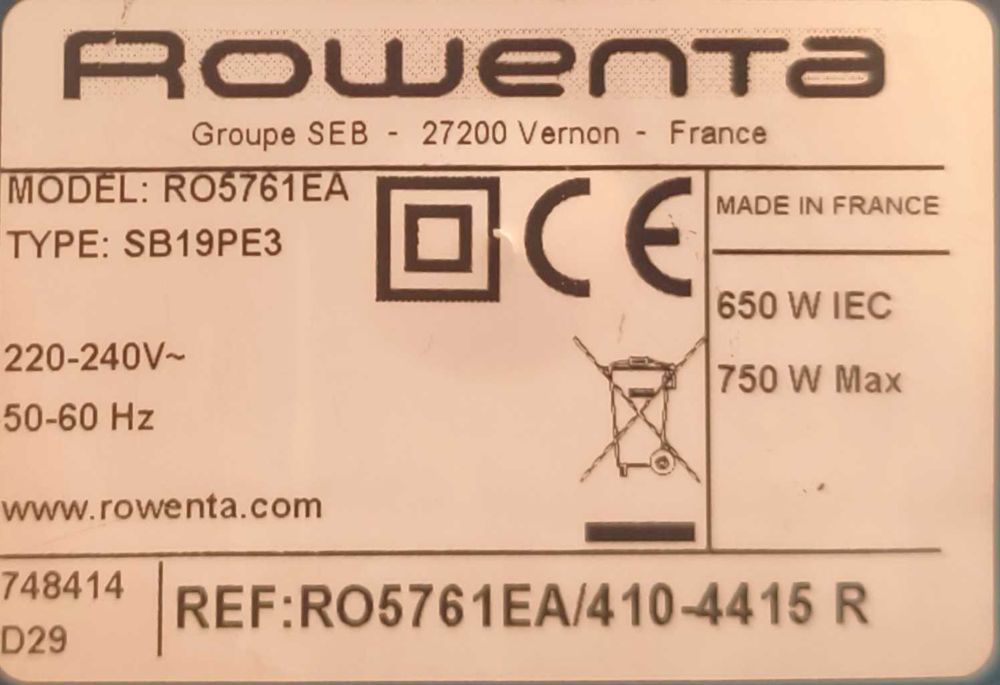 Aspirador com Saco ROWENTA compact Ro5761ea
