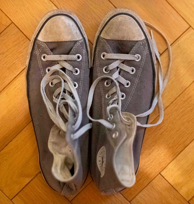 Converse Chuck Taylor All Star Szare Trampki 41 Wysokie Cholewki