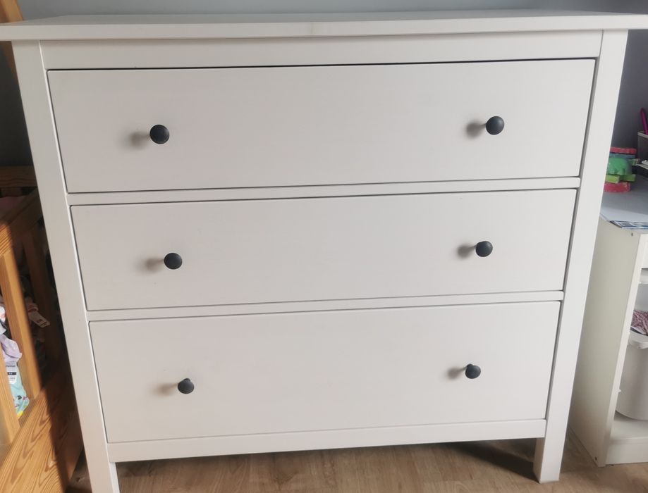 Komoda biała drewniana IKEA Hemnes
