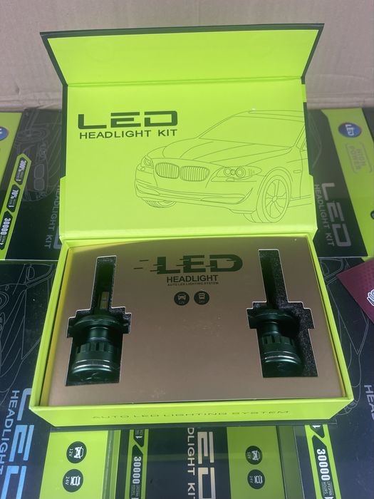 Новинка!!! LED лампы V45PRO, 6000k 120w 12-24v H1, H4, H7