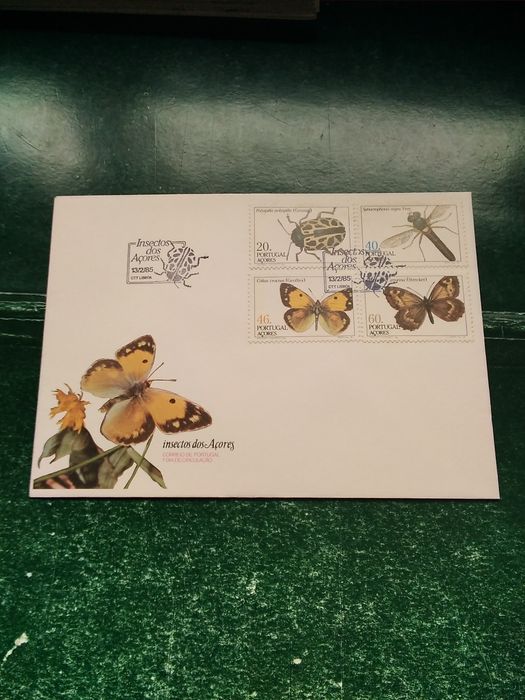 1985 FDC Insetos Dos Açores MNH **