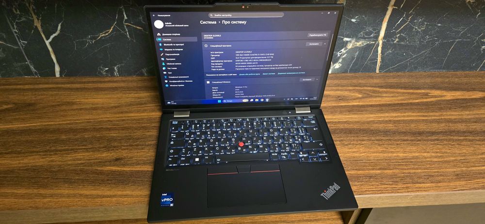 Новий Lenovo ThinkPad Gen 4 Yoga X13 32Gb/512Gb трансформер сенсорний