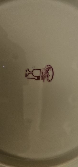 Prato limoges  30 cm diâmetro