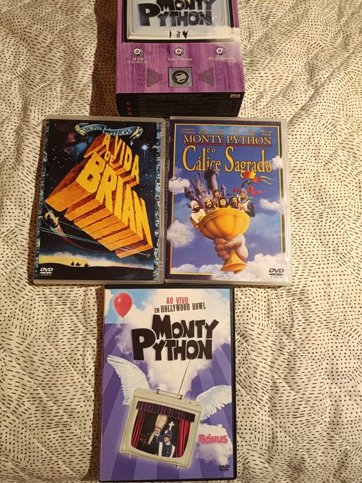 Pack 3 filmes dos Monty Python em DVD (portes grátis)