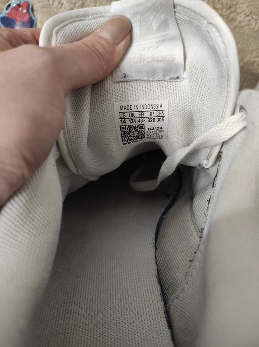 Оригінальні чоловічі шкіряні кросівки Adidas  NY 90 47.5-48р