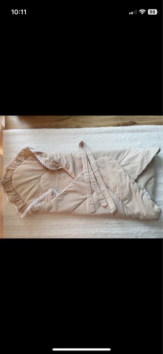 Beżowy rożek niemowlęcy