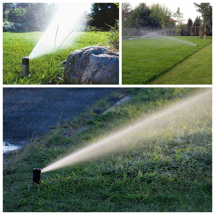 System automatycznego nawadniania, wertykulacja,, zakładanie trawnika