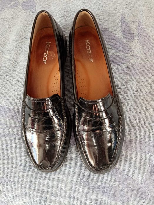 Buty damskie mokasyny czarne