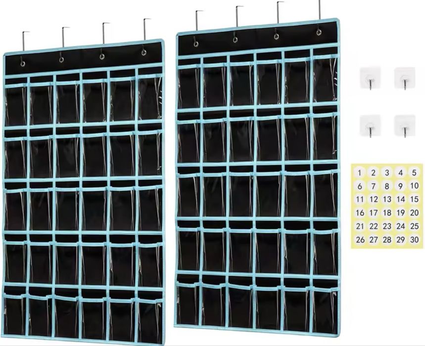 Wiszący organizer ścienny z kieszeniami – zestaw