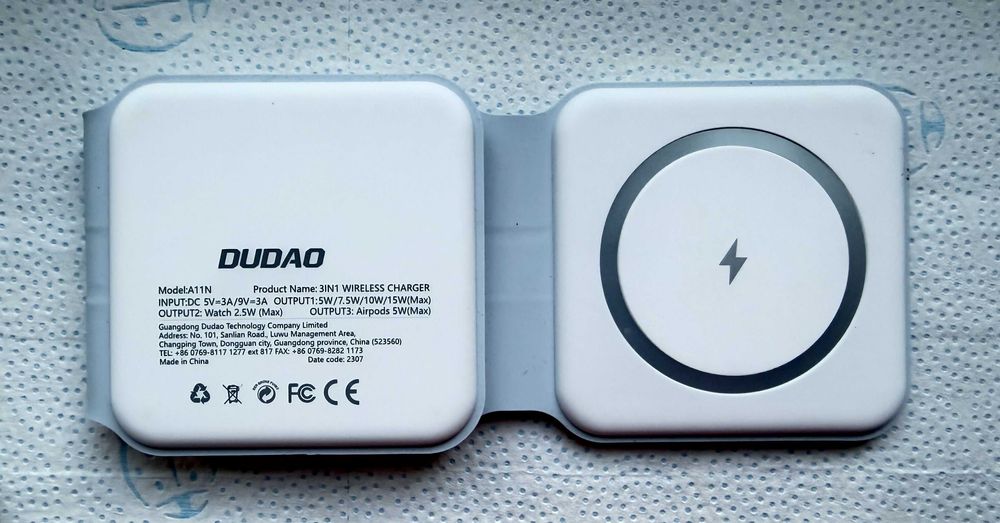 Ładowarka indukcyjna 3w1 Dudao A11N 15W