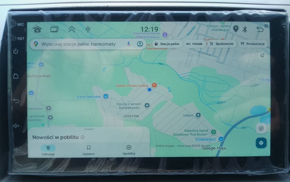 Radio android, GPS, wi-fi, bluetooth