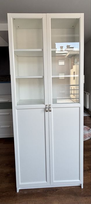 Regał witryna biała IKEA