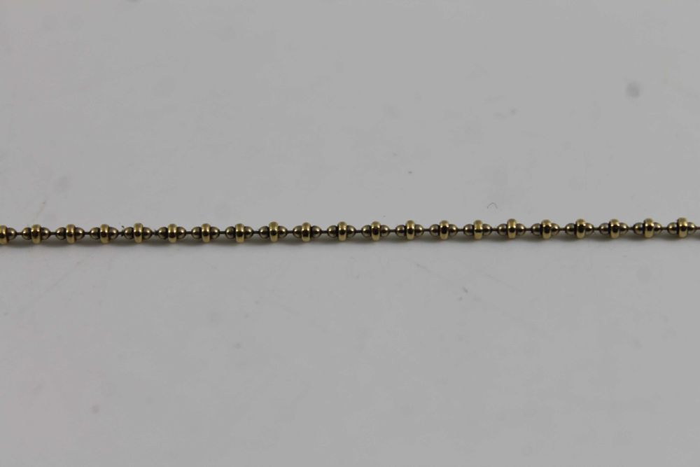 Złoty łańcuszek 585 5,42g 49cm kulki