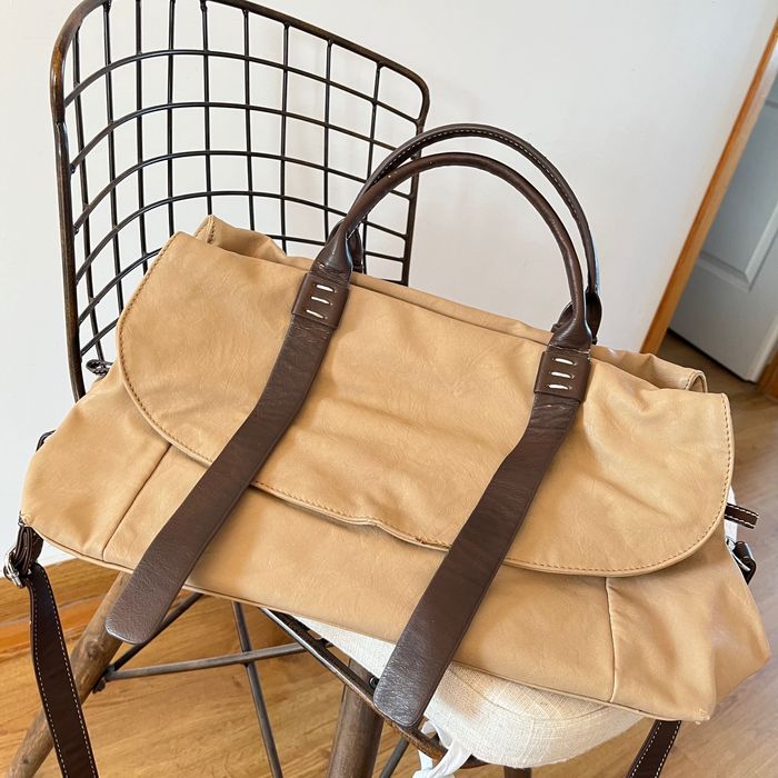 Torba torebka włoska w stylu vintage przegródki na zamek