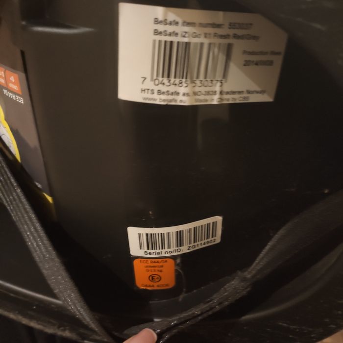 Fotelik BeSafe izi go 0-13kg