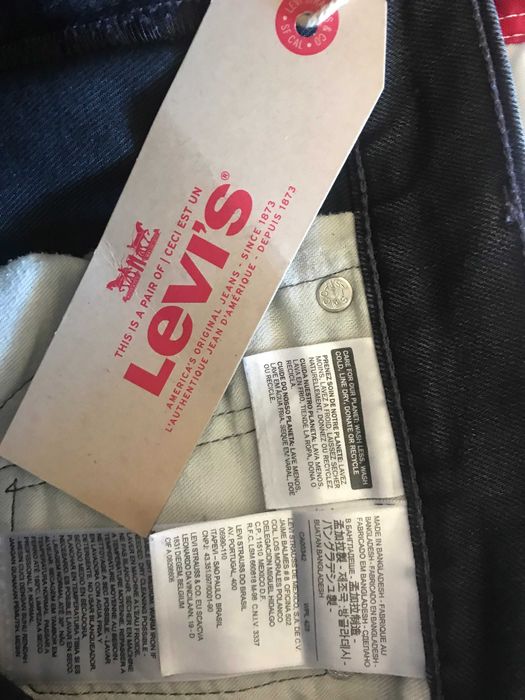 Джинсы Levis (USA)  темно-серый р.30/32