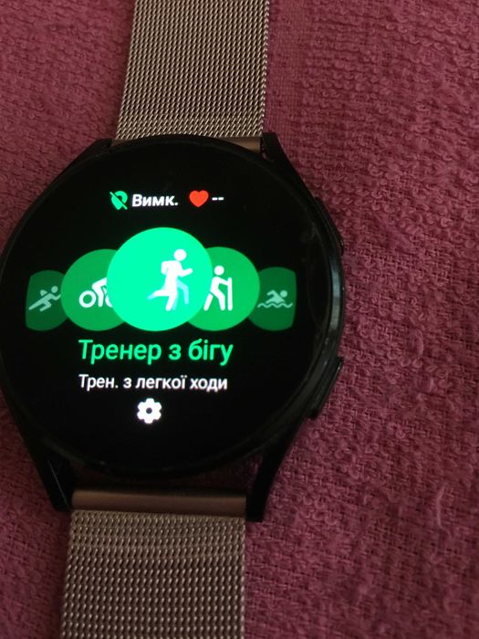 Смарт годинник Samsung Galaxy Watch 4 40mm ЕКГ , О2 , сон , здоров'я