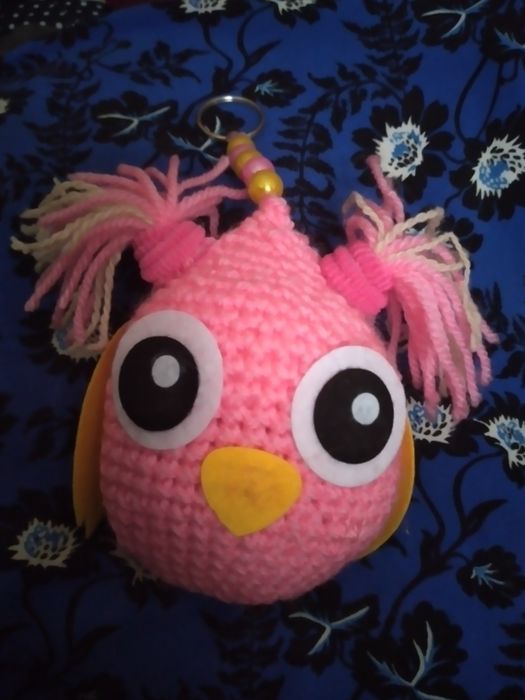 Брелок ручної роботи сова