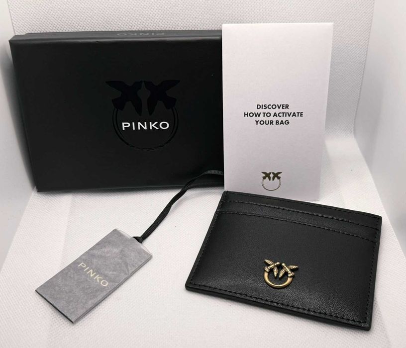 Nowe etui na karty kredytowe portfel Pinko Card Holder Simply 103762