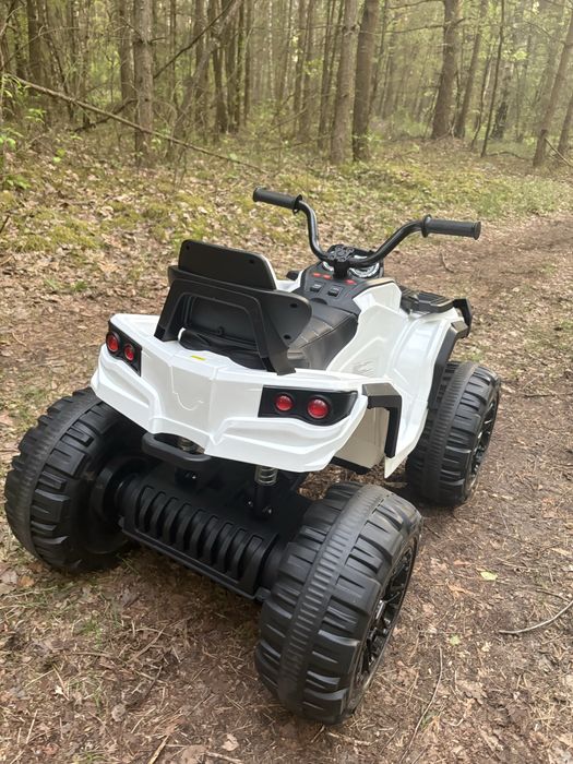 Quad ATV Biały Na Akumulator Dla Dzieci