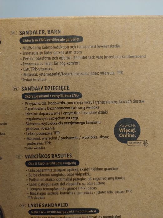 Sandały dziewczęce r 27 wkładka 17 cm