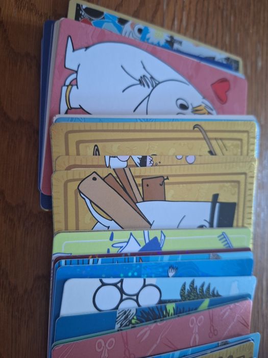 Karty kolekcjonerskie Muminki Panini