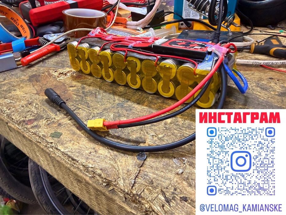 Аккумулятор для электровелосипеда 36v 10ah в термоусадке на новых элементах