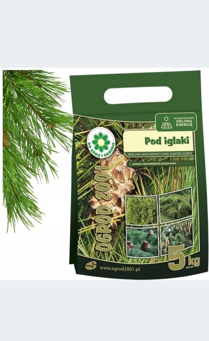 Nawóz pod iglaki 10 kg (2x5kg) Ogrody 2001 pod tuje thuje