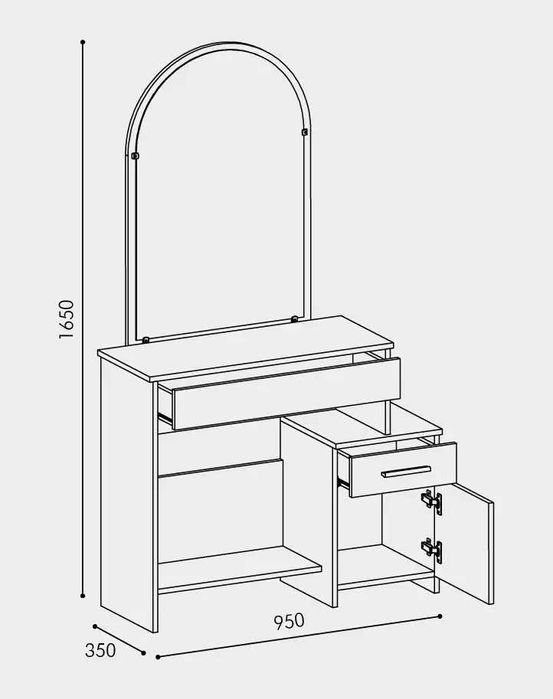 ТРЮМО в спальню. Место, где рождается Ваш образ! Склад в Днепре!