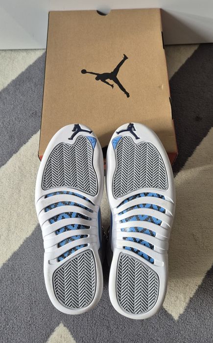 Air Jordan 12 Retro Grey Univesity Blue roz 42,5  I roz 44 uwaga