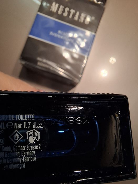 Męskie EDT Mustang Blue Signature 50ml nowe