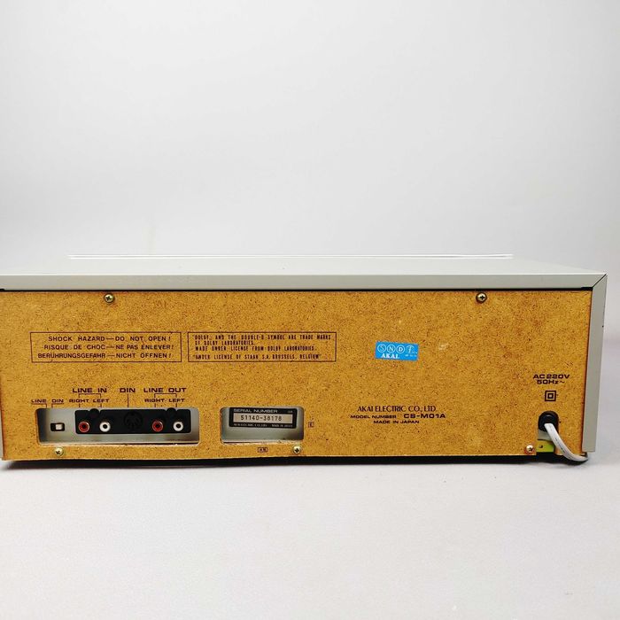 Magnetofon kasetowy DECK - Akai CS-M01A ładny stan 1980 rok Vintage