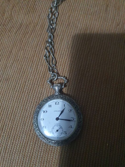 Relógio mecânico de bolso antigo Otarwatch lindo