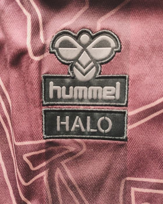 Camisola futebol adulto original Hummel Dinamarca Halo homem nova