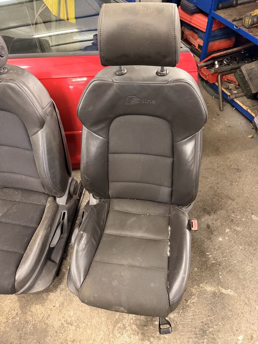 Fotele s-line sline a3 8p sportback 5d  grzane