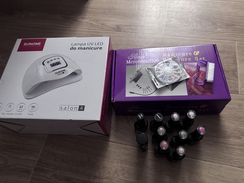 Lampa i frezarka do paznokci