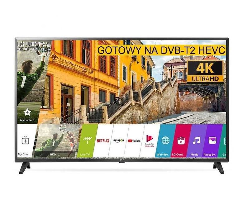 SMART TV LG 50" Dostawa Gratis! Wi-Fi 4K UHD DVB-T2HEVC WebOS