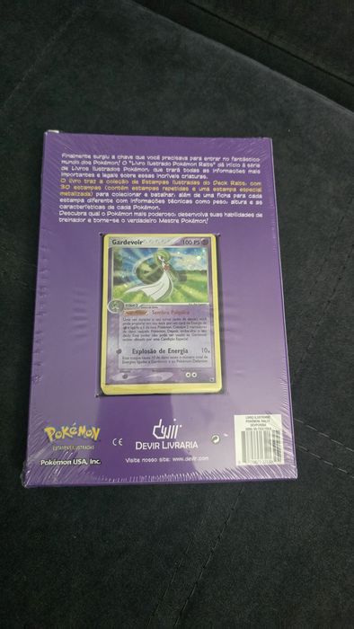 Pokémon deck + livro Estampas llustradas Ruby & Safira- Ralts