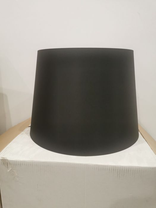 Abażur czarny stożkowy duży