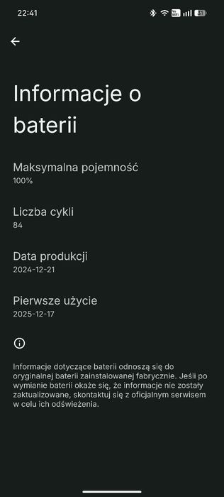 Nothing Phone (3a) - biały, używany 5 miesięcy, 100 % baterii