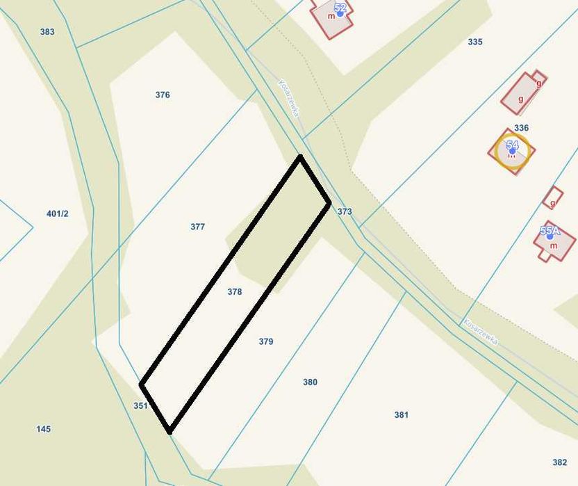 Działka Rolno budwlana