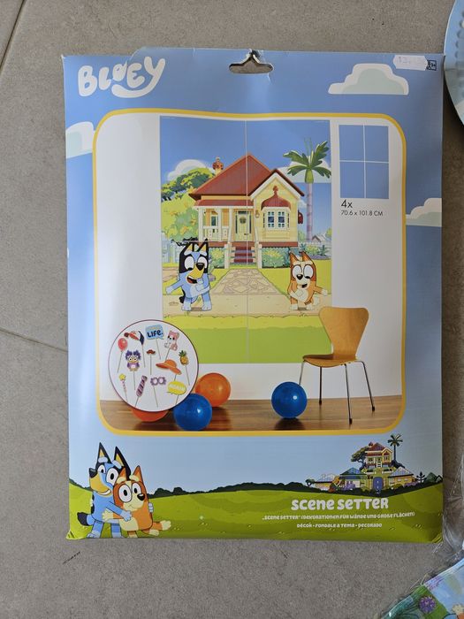 Decoração festa tema da Bluey