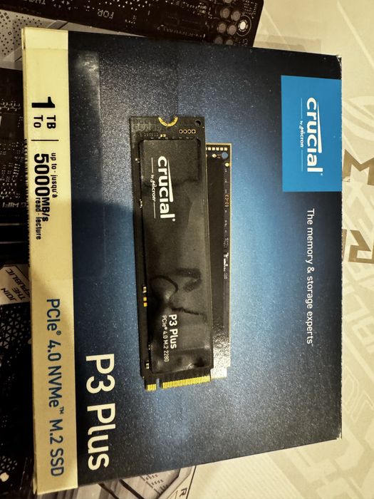 SSD Crucial P3 Plus 1TB NVMe PCIe 4.0 (CT1000P3PSSD8)