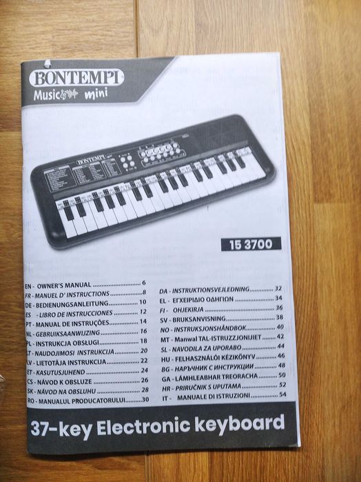 Teclado digital Bontempi