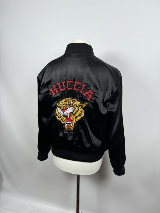 Kuccia czarna bomberka tygrys unisex S/M