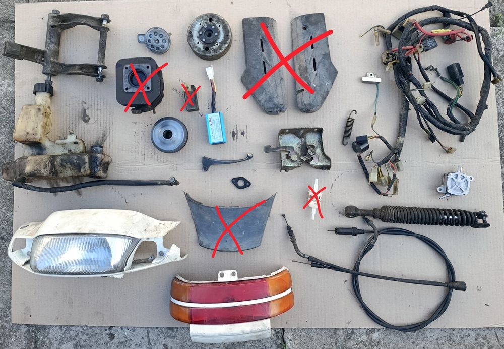 Разбор Honda Tact AF24