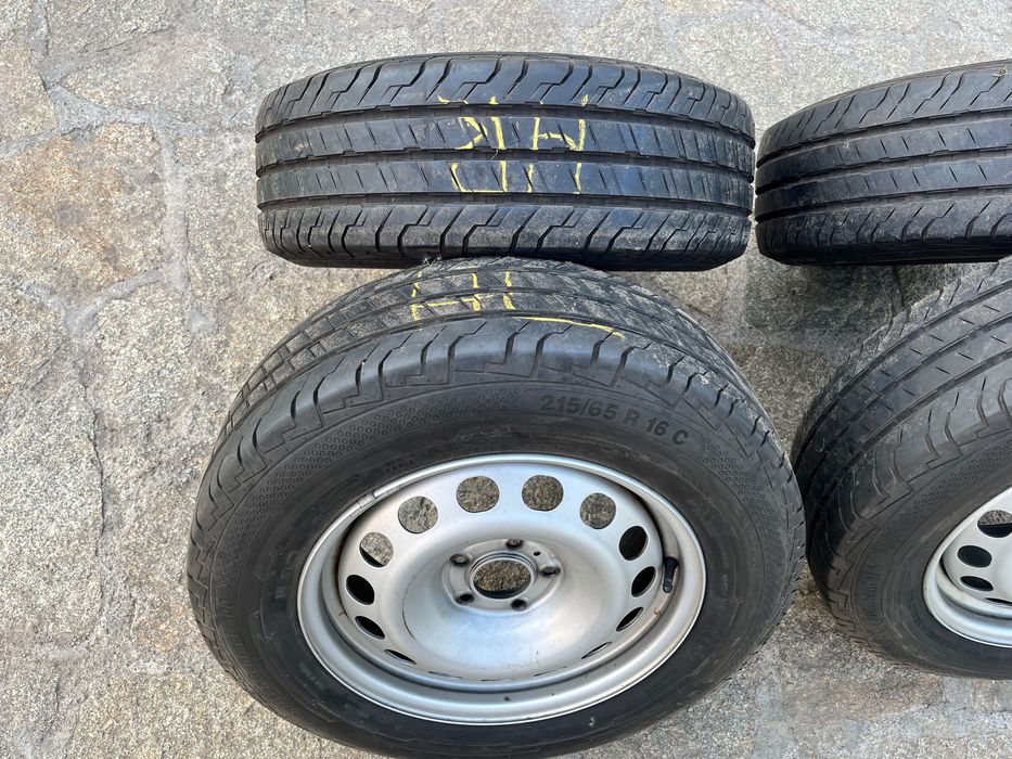 Комплект дисків з резиною на Fiat Scudo r16с, 5/108, Continental