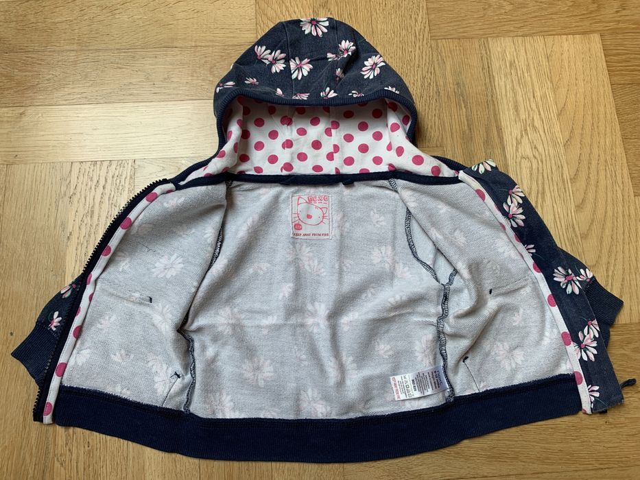 Next Bluza dziewczęca dla dziewczynki rozpinana 80