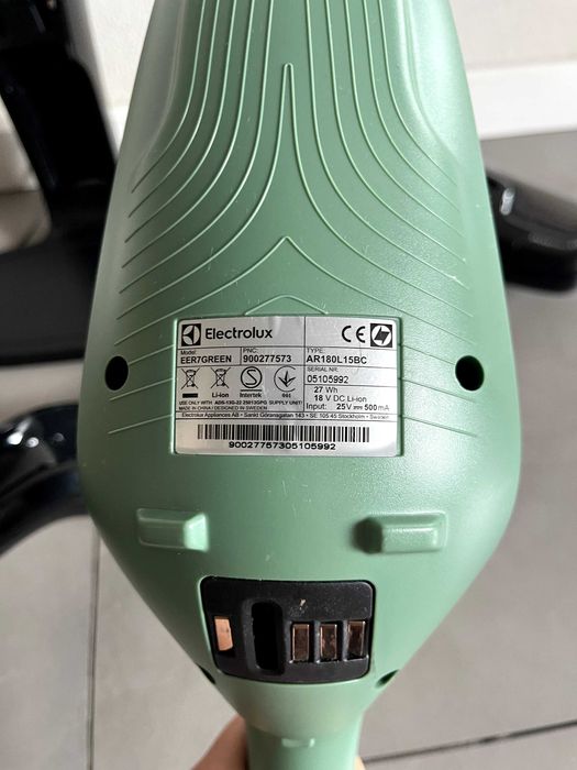 Odkurzacz bezprzewodowy electrolux bez kabla green ładowanie