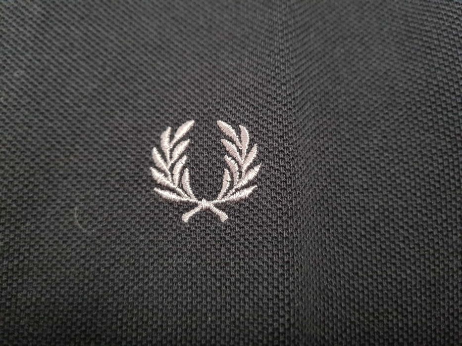 Polo Fred Perry Preto M6000 - Tam. S - NOVO